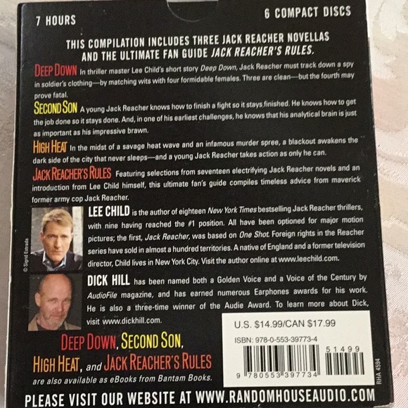 8 BOOKS ON TAPE in NEW condition. Nora Roberts, Patricia Cornwall, JD Child’s - Picture 8 of 10